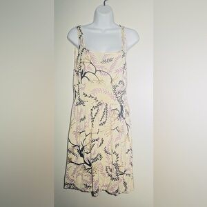 M by Missoni Sundress Dress in Silk Cream and Purple